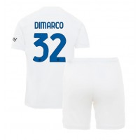 Camisa de time de futebol Inter Milan Federico Dimarco #32 Replicas 2º Equipamento Infantil 2023-24 Manga Curta (+ Calças curtas)